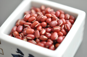 小豆と器