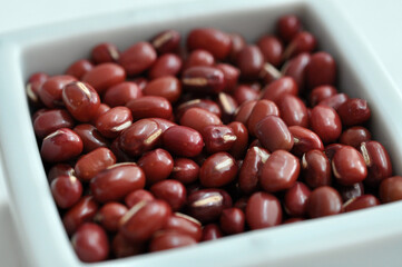 小豆と器