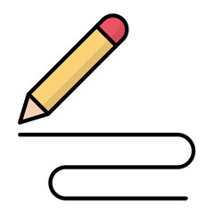 Signature Line Color Icon