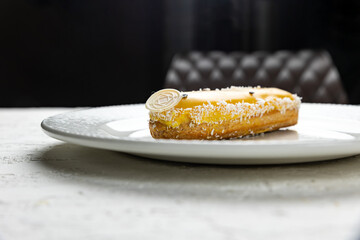delicious eclair desserts from the chef
