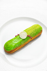 delicious eclair desserts from the chef
