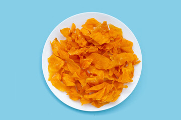 Deep fried sweet potato chips
