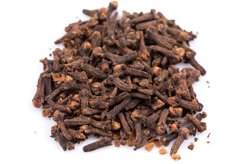 Cloves isolated on white background
