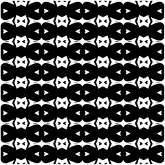 Monochrome pattern. Abstract texture for fabric print, card, table cloth, furniture, banner, cover, invitation, decoration, wrapping.seamless repeating pattern.Black and white color.