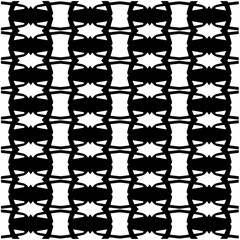 Monochrome pattern. Abstract texture for fabric print, card, table cloth, furniture, banner, cover, invitation, decoration, wrapping.seamless repeating pattern.Black and white color.