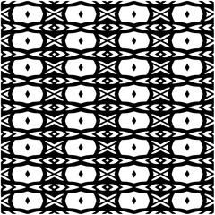Monochrome pattern. Abstract texture for fabric print, card, table cloth, furniture, banner, cover, invitation, decoration, wrapping.seamless repeating pattern.Black and white color.