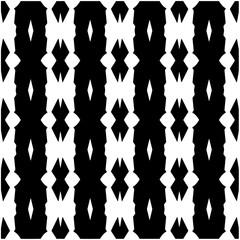 Monochrome pattern. Abstract texture for fabric print, card, table cloth, furniture, banner, cover, invitation, decoration, wrapping.seamless repeating pattern.Black and white color.