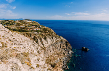 Ischia island Panorama - obrazy, fototapety, plakaty