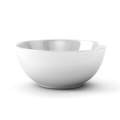 white bowl isolated on white, ai generated