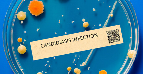 Candidiasis - Fungal infection that can affect the mouth, throat, and genitals.