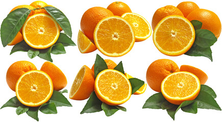 Orange fruit isolated 