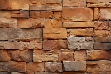 A close up of a brick wall, AI generative background