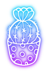 Set of Plant Pot neon