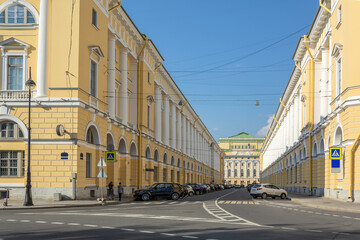 Obraz premium Saint Petersburg, Architect Rossi Street