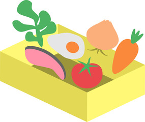 ランチボックス 食材 自然食