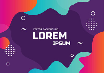 Gradient liquid abstract background illustration