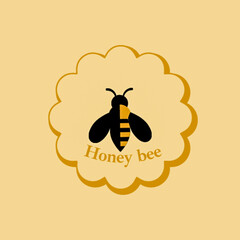 bee and honey icon