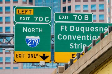 Pittsburgh Road Sign 