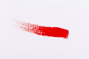 Red paint splash