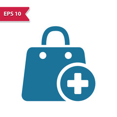 Shopping Bag, Button, Add Icon