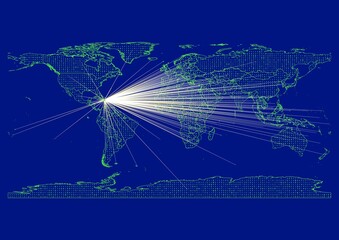 Vibrant, detailed map for Haiti emphasizing export, technology, trade and innovation. Ideal for businesses, entrepreneurs. Enhance presentations and marketing materials.