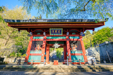春の妙義神社　群馬県富岡市　Myogi Shrine in spring. Gunma Pref, Tomioka city.