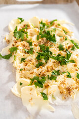 Vegetarian party butter board