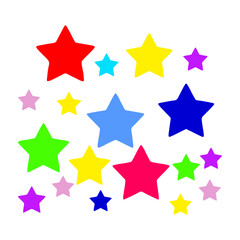 Rainbow Stars Svg, Stars SVG, Pride Stars svg, Rainbow svg, pride svg, Cut Files Cricut, Silhouette, Svg Files for Cricut