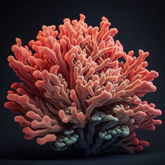 Naklejka na ściany i meble red coral reef