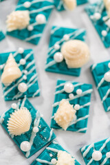 Mini mermaid chocolate bars
