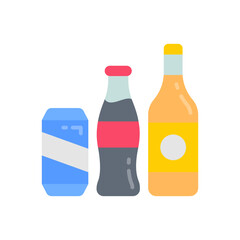 Beverages icon in vector. Illustration