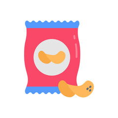 Chips icon in vector. Illustration