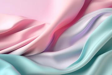Abstract Silk background Pastel, Ai Generative