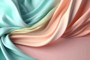 Abstract Silk background Pastel, Ai Generative