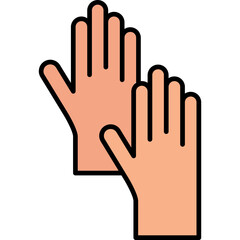 Fototapeta premium Cleaning Gloves Icon