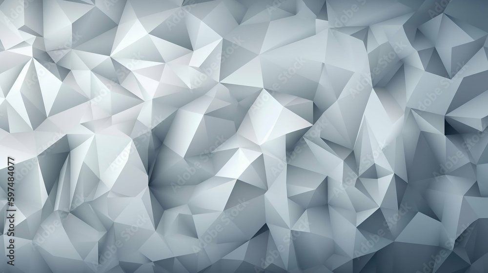 Poster geometry low poly white background texture. generative ai