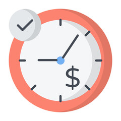 Time Management Flat Icon