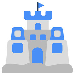 Premium download icon of castle 