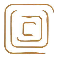 Abstract geometric lines decorative elements