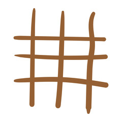 Abstract line frame decoration elements