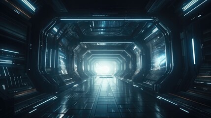 Sci-fi futuristic background