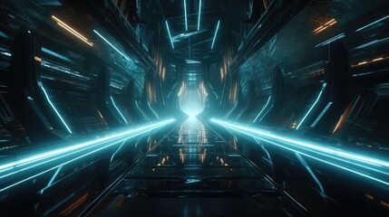 Sci-fi futuristic background