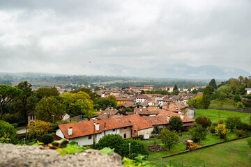 Fototapeta na wymiar View of Fagagna, Friuli Venezia Giulia, Italy