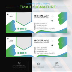 Email signature template Design post