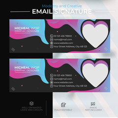 Email signature template Design post
