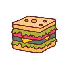 Deli icon in vector. Illustration