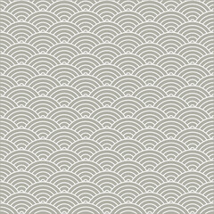 Fototapeta na wymiar Traditional Japanese Folk Pattern - Vector Seamless Background. Design for wallpaper, notebook, textile or presentation 