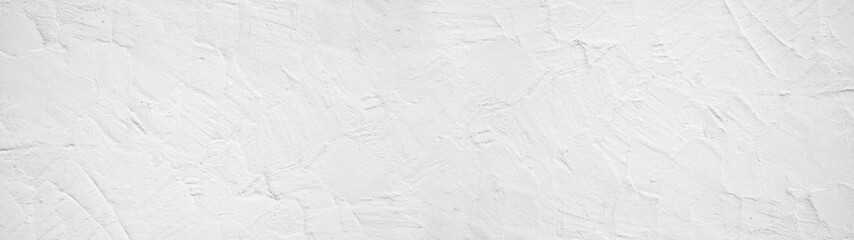 White rough plaster facade building wall texture background banner panorama