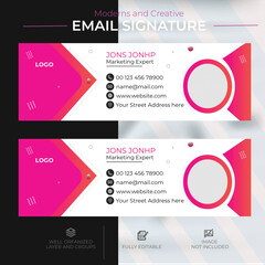 Email Signature template design post