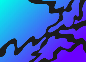 Abstract gradient background with wavy line pattern and with some copy space area